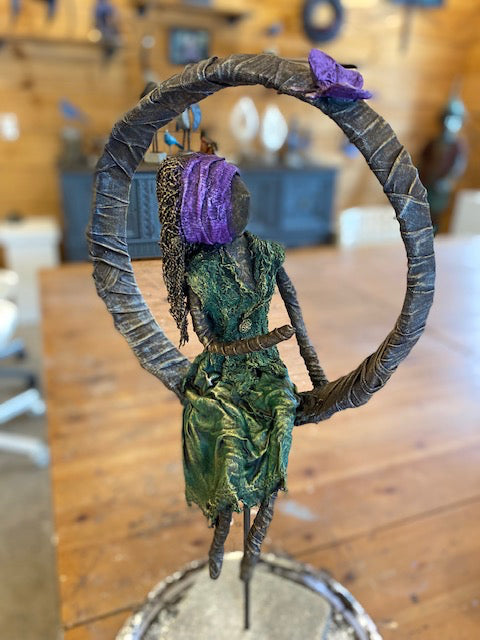 Spring in the Garden  - Lady Butterfly